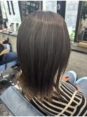 脱白髪染めハイライト