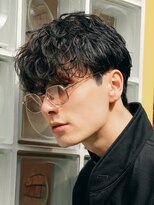 レタッチ バイ フィフス 天神大名(RETOUCH by fifth)&nbsp;福岡天神ゆるめシャドウパーマメンズマッシュウルフカット緩め