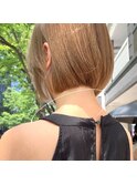 スッキリおさまるコンパクトボブ♪