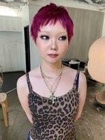 カシェ ホリエ(CACHE HORIE)&nbsp;ベリーショート / ブリーチカラーカット / 牧野