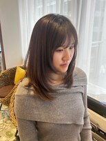 ヘアリゾート粋 新宿三丁目本店 レイヤーカット/ナチュラルブラウン/艶髪
