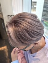 エアー 銀座タワー(AIR)&nbsp;メンズカット/ハイトーンカラー/ブリーチ/シルバー/ピンク