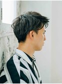 enne/アップバング/メンズショート