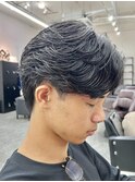 簡単に出来る毛流れニュアンスパーマ/メンズパーマ