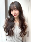ココアベージュ/小顔/オリーブグレー/髪質改善/縮毛矯正/天神