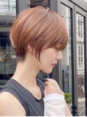 ショートボブ髪型30代40代50代前髪あり前髪無し面長丸顔【西村ss