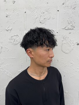 ヘアサロン エフ 渋谷(F) テーパーフェード×スペインカール