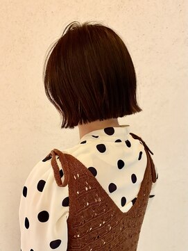 ヘアーリゾート ビッグアップ(hair resort Big up) まとまる切りっぱなしボブ