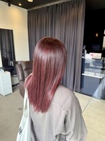 フィオーレ ヘアデザイン(FIORE hair design)&nbsp;チェリーピンク　大人可愛い艶カラー