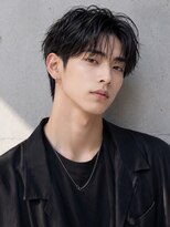 ロンドフルール 大宮東口(Lond fleur) men's/フェザーパーマ/ナチュラルツーブロック/軽めマッシュ
