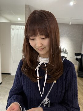 エトワ 中央店(etoi) 大分ミディアムボブレイヤー軽め韓国レイヤーくびれスタイル