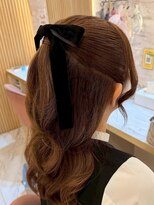 ヘアアレンジメント ボガスティーズ 溝の口店(Hair arrangement Vogusty's)&nbsp;ハーフポニー/シンプルヘア/上品/カジュアルヘア