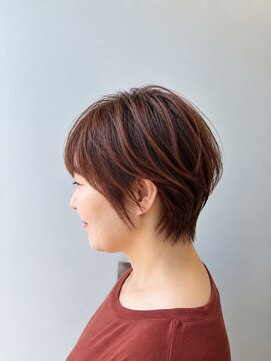 ロッティー(Lotti) 大人ショート×オレンジベージュ