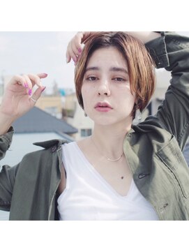 ヘア ヴィルゴ 吉祥寺(hair Virgo) 【Virgo吉祥寺】大人かわいいセンターパートナチュラルボブ