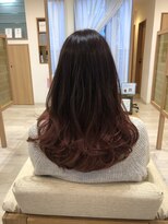 アドラーブル 長岡リップス旭岡店(adorable)&nbsp;【ピンク系】グラデーションカラー×ロング×20代×10代