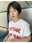 【ON】センシュアルショート × 地毛風グレージュ