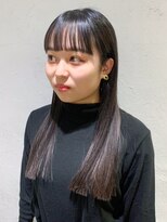 アイティーバイアルバム 八王子店(IT by ALBUM)&nbsp;ダークベージュ_アースカラーくびれヘアツートンカラー_ba362751