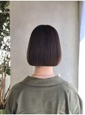 縮毛矯正/酸性ストレート/髪質改善/ぱっつんボブ