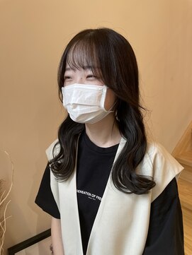 レリコ ニド(Relico-nid) アッシュグレー×顔まわりレイヤー