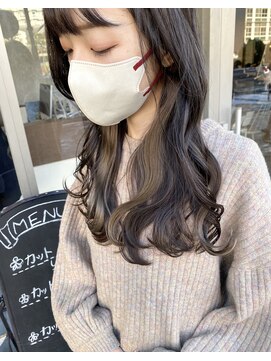 ミニム ヘアー(minim hair) 【minim×日比】イヤリングカラー　スモーキーベージュ