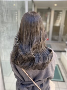 アソビセカンド 原宿(ASOBI 2nd) オリーブグレージュ　20代/30代/ブリーチなし