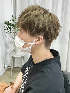 クロト(Clotho) マッシュショート/波巻きツイストスパイラルメンズカットパーマ