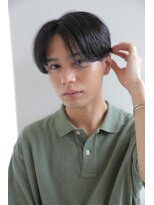 イヴォークトーキョーオーサカ(EVOKE TOKYO osaka)&nbsp;ニュアンスパーマ センターパート マッシュ