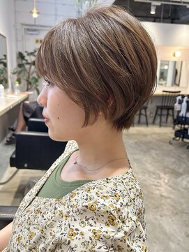 レトン 銀座(leton) 丸みショート/前下がりショート/大人ショート/大人可愛い　銀座