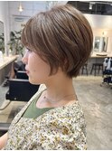 丸みショート/前下がりショート/大人ショート/大人可愛い 銀座