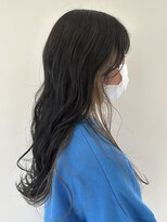 アトリエコア(Atelier Coa)&nbsp;顔周りレイヤーカットミルクティーベージュカラーインナーカラー