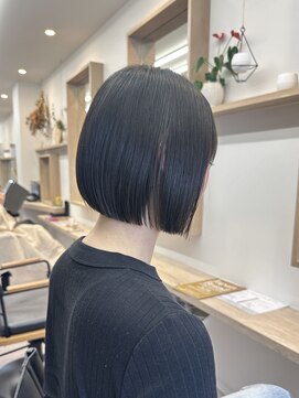 コージークルー(cozy creww) 大人可愛い20代30代黒髪ぱつっとショートボブ◎