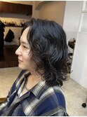 色っぽメンズパーマ/メンズロングパーマ/メンズロングヘア