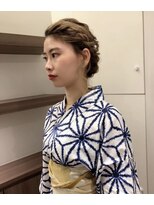 ヘアセット×浴衣着付け♪yu