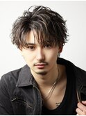 ウェーブフェザー【メンズ/パーマ】