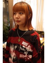 ナビッジ(NABIGE)&nbsp;切りっぱなしボブに、長めの姫カット