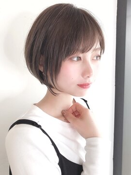 セイドット リー(Say. Ree) say.田代ベージュボブ細めハイライト丸顔レイヤーカット