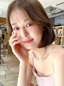 ケーツー心斎橋 クイーンズガーデン バイ ケーツー(K two QUEEN'S GARDEN by K two)の写真/【カミカリスマ受賞】似合わせレイヤーカット・ボブと艶3倍シルクオイルカラーの組み合わせで垢抜け*