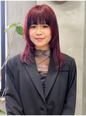 チェリーレッド　ワインレッド　カシスカラー　レイヤー　赤
