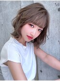 ショート ボブ インナーカラー 韓国風5612