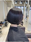 黒髪大人ボブ