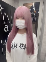 ティアム 渋谷店(Tiam shibuya) イメチェン/ニュアンスカラー/フルバング/似合わせカット