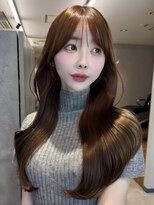 ビューレイギンザ(VIEW LEI GINZA)&nbsp;韓国ウェーブヘア前髪カットレイヤーカット髪質改善銀座