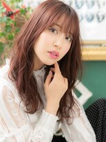 カバーヘア イヴ 戸頭店(COVER HAIR EVE)&nbsp;★モーヴピンク韓国風巻き抜け感小顔ゆるふわロング20代30代★1