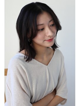 エクリ シセイドウ 麻布十番店(equri×SHISEIDO) 【麻布十番】ミディアムヘア