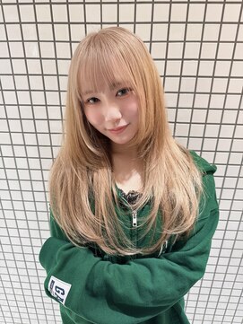 エン 栄店(enne) ココアベージュ/クラゲヘアー/ボブレイヤー/小顔/黒髪/栄