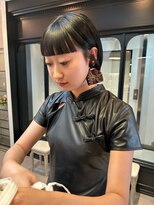 シータ(sheta)&nbsp;【表参道sheta小林】似合わせカット黒髪ワイドバングボブ