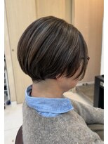 カール 鶴川店(K：R)&nbsp;大人美髪ショートヘアハイライトカラー