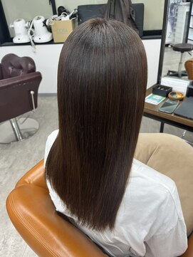 リシャルム 新保店(Re charme) 【上品な艶色】深みブラウンストレート
