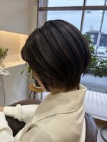 トータルビューティーサロン プリエ(prier)&nbsp;ノンジアミンカラー丸みショート