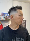 メンズカット短髪スキンフェードフェードカットバーバー